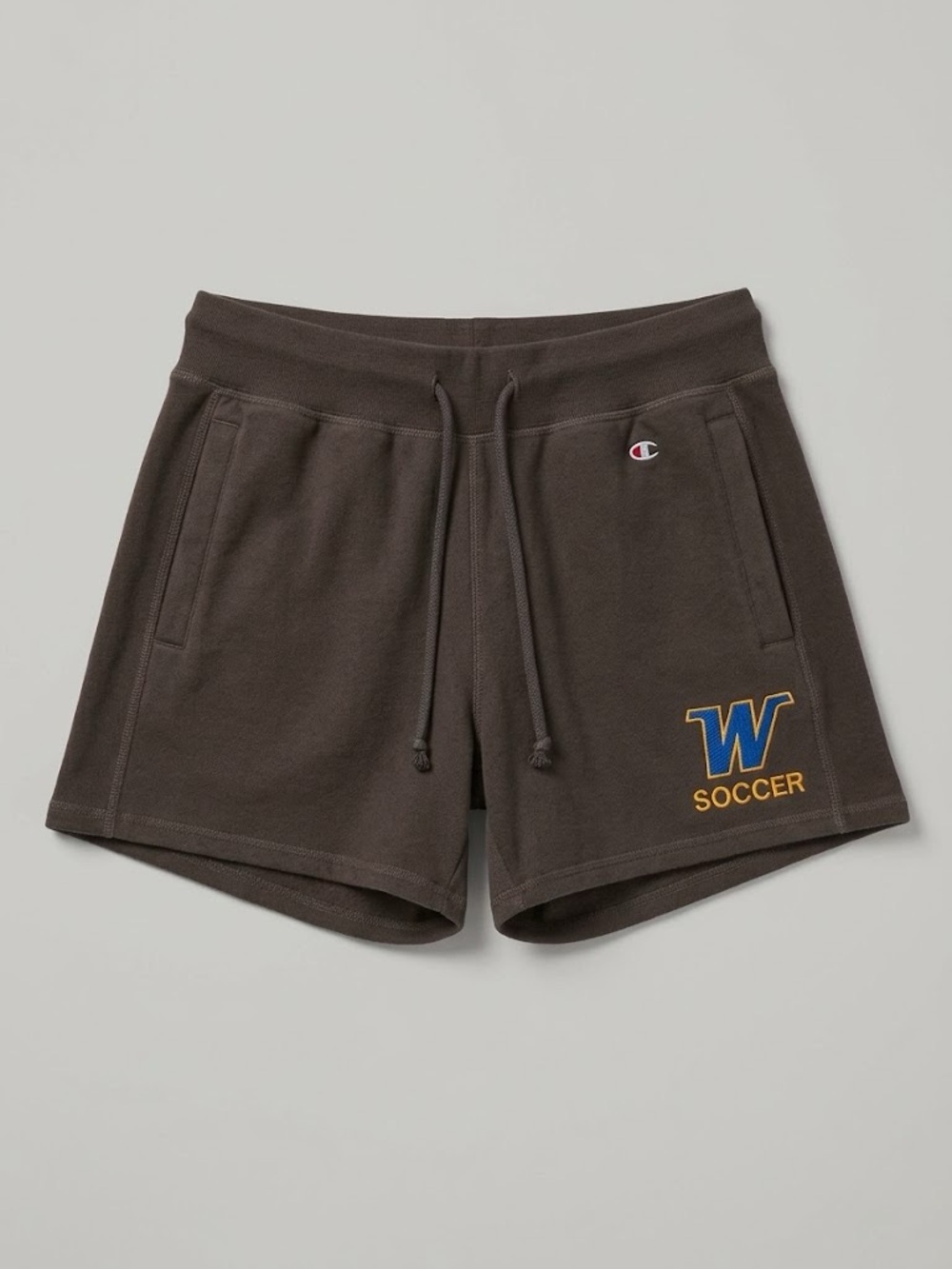 Champion Women's Charcoal Soccer Fleece Shorts
